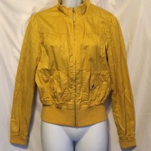 💋Forever 21 Yellow Derby Zip Jacket Light Weight